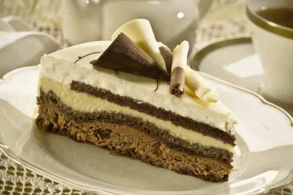 Trüffel Torte Trüffel Torte Portion kredenz cafe